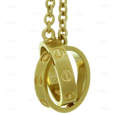 cartier circle love necklace